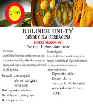 bumbu gulai serbaguna unity