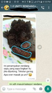 setor tugas rendang, testimoni peserta kursus