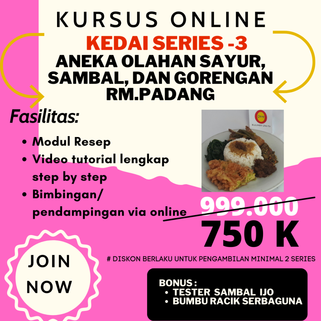 KURSUS SERIES BUKA KEDAI MASAKAN PADANG