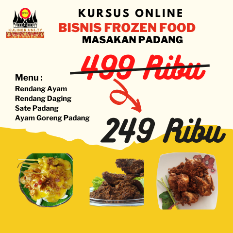 kursus frozenfood masakan padang